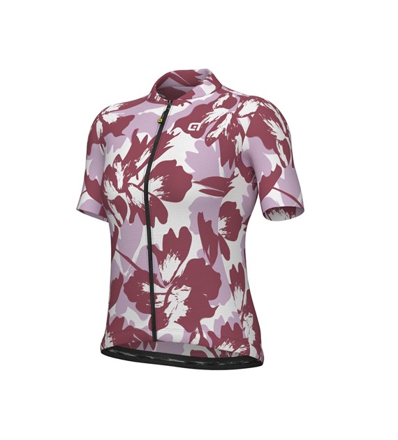 L25107684/BOSSA NOVA ALE MAGLIA DONNA MC / SS LADY JERSEY FLOWER - Damska Koszulka Rowerowa
