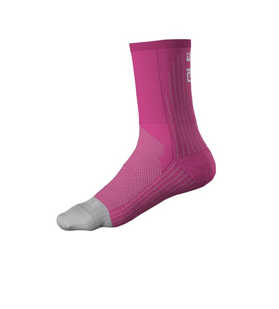 L25129720/FUCSIA ALE CALZA T-CARE PLUS / T-CARE PLUS SOCKS COLOR BLOCK - Skarpety Rowerowe