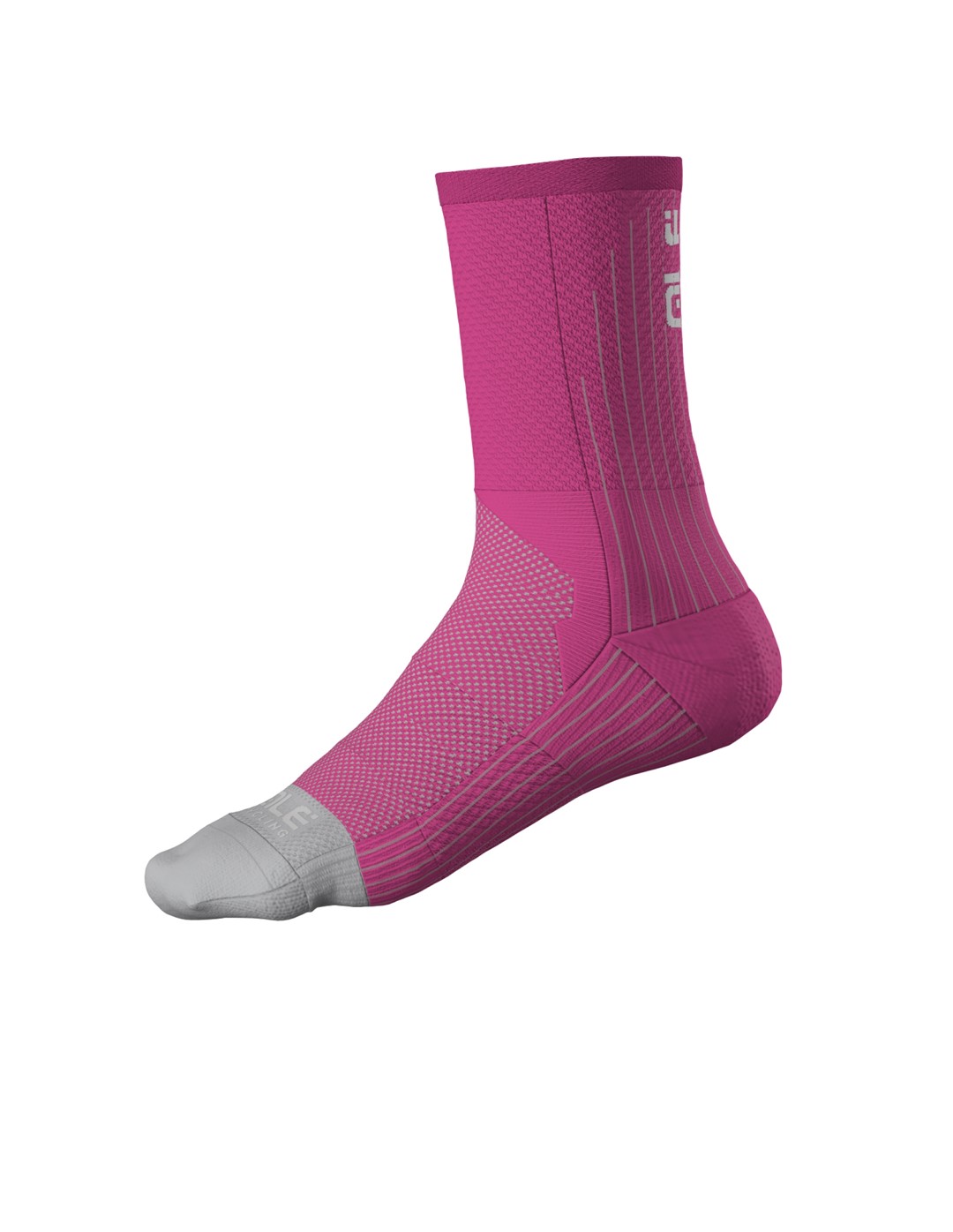 L25129720/FUCSIA ALE CALZA T-CARE PLUS / T-CARE PLUS SOCKS COLOR BLOCK - Skarpety Rowerowe