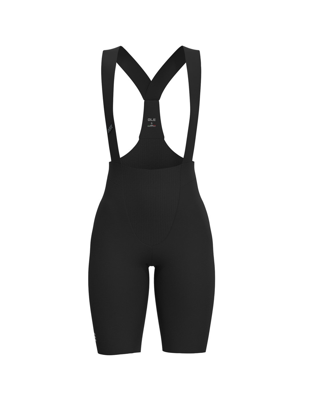 L25131401/NERO/BLACK ALE PANTALONE CB DONNA / LADY BIBSHORTS SPEEDFONDO LIGHT - Damskie Spodenki Rowerowe