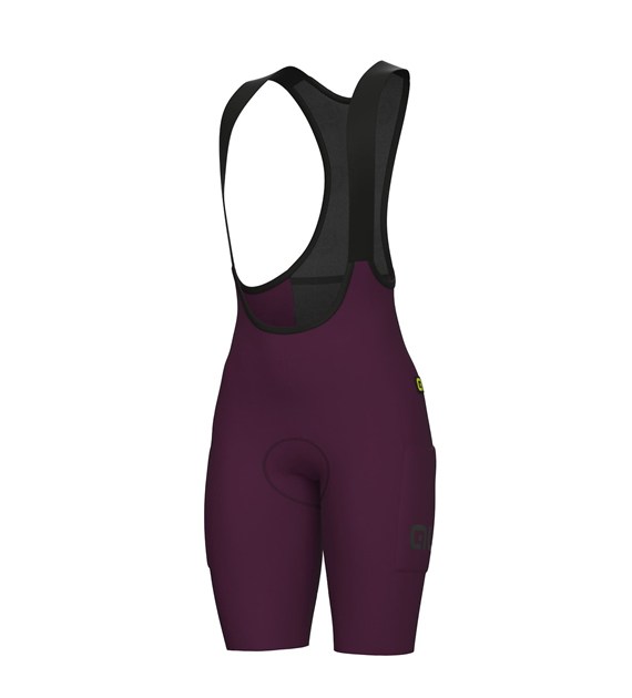 L25091486 ALE PANTALONE CB DONNA / LADY BIBSHORTS GRAVEL-PRO OFF ROAD - GRAVEL - Damskie spodenki z szelkami gravel